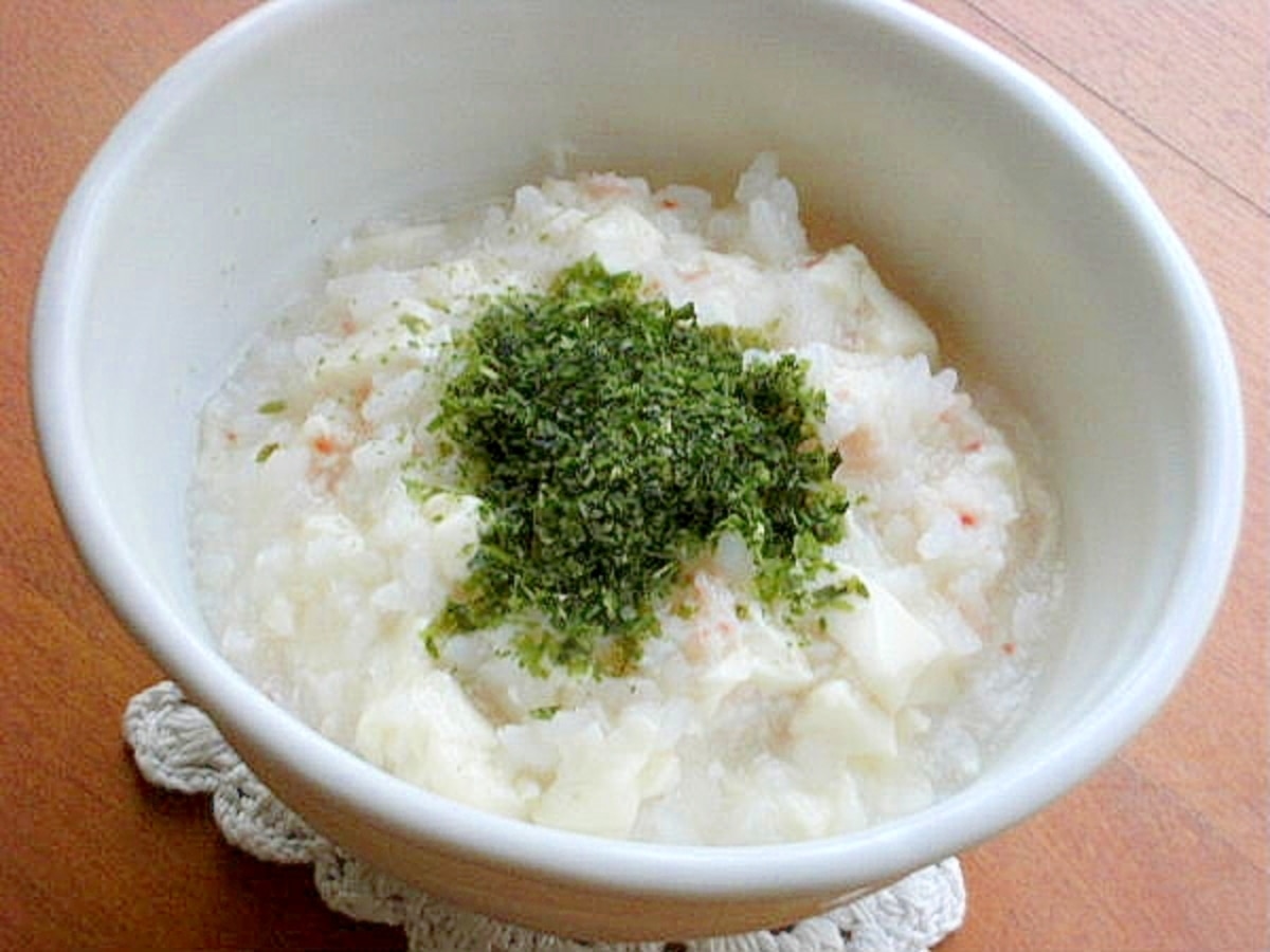 まな板なし5分 カニ缶で豆腐入りヘルシーお粥 レシピ 作り方 By ジョン リーバス 楽天レシピ まな板なし5分 カニ缶で豆腐入りヘルシーお粥 レシピ 作り方 By ジョン リーバス 楽天レシピ